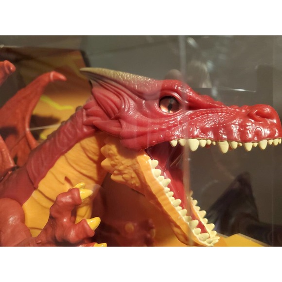 Robo Alive Ferocious Fire Breathing Dragon Red Battery Powered Robotic Toy - Picture 8 of 10